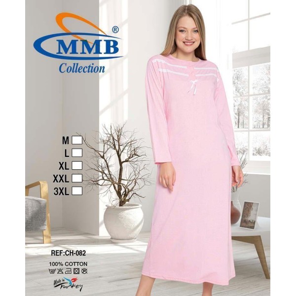 Chemise de nuit manche longue