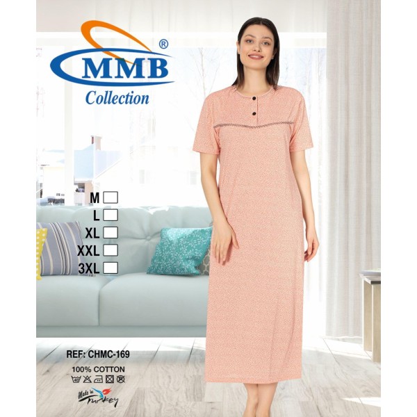 copy of Chemise de nuit manche longue