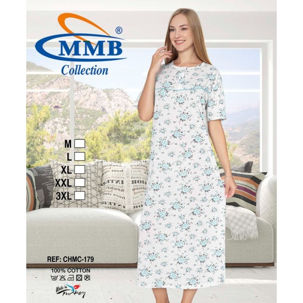 copy of Chemise de nuit manche longue
