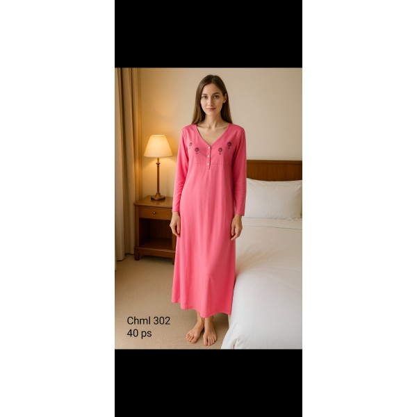 chemise de nuit hiver