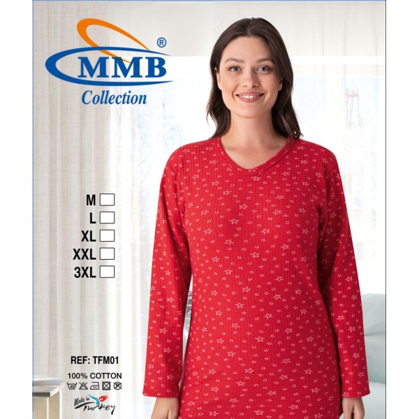 T-SHIRT MANCHE LONGUES FEMME